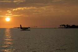 Kuredu Island Resort - Maldives. Seaplane.